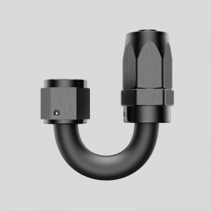 Aluminium snijstijl Swivel slang eindigt 0/30/45/60/90/120/150/180 graden Een passende vrouwelijke AN4 AN6 AN8 AN12 AN12 AN16 AN20