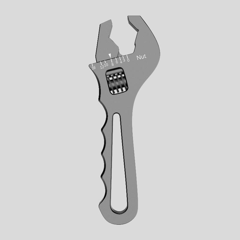 Verstelbare sleutel sleutel voor 3An-16An slangaanpassing adapter aluminium